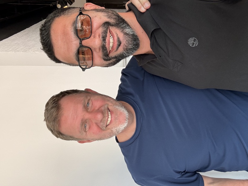 Liran Zablo with Simon Squibb