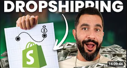 Thumbnail for the Shopify dropshipping beginner course